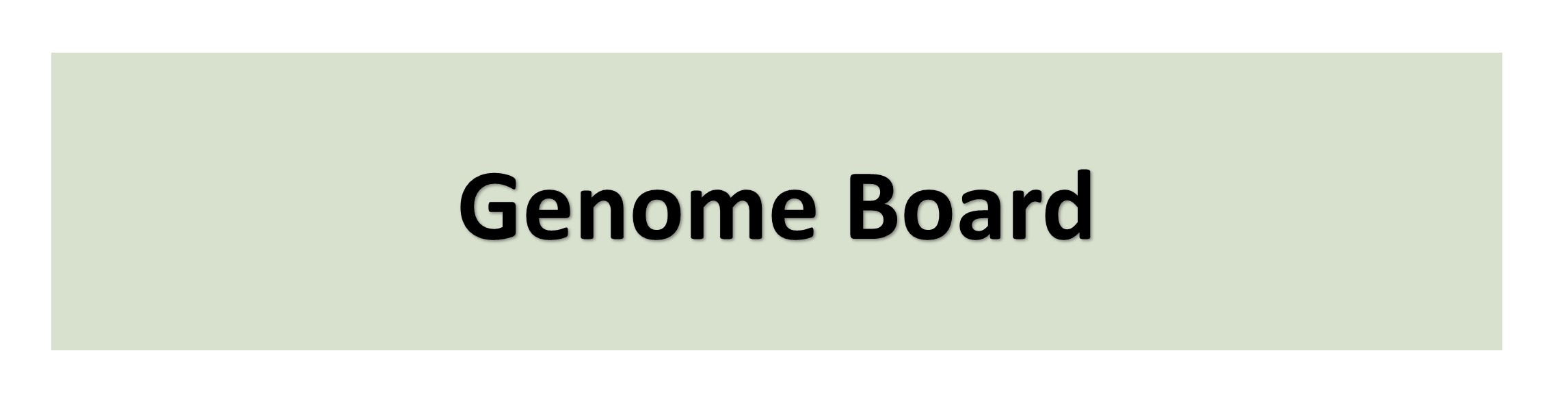 Genome Board Banner
